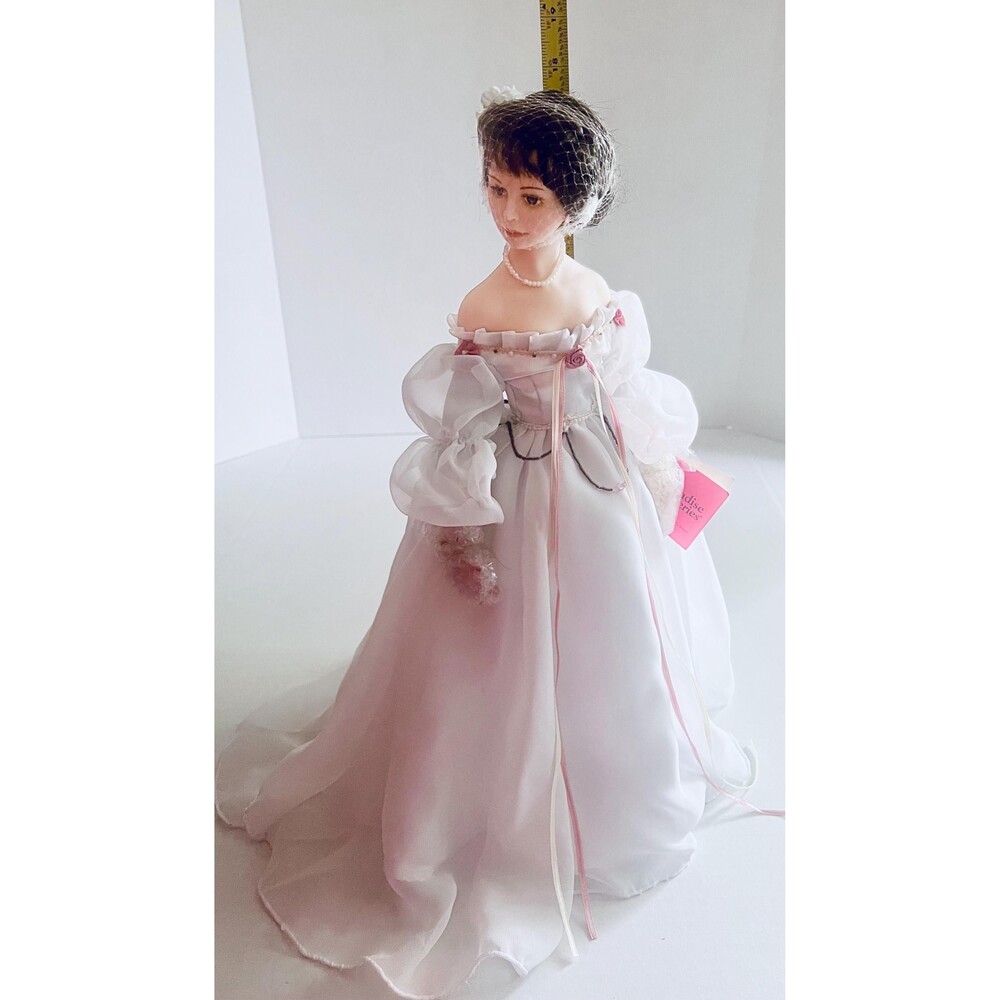 New Vintage Dena bisque porcelain bride doll Floral Fantasy Paradise Galleries